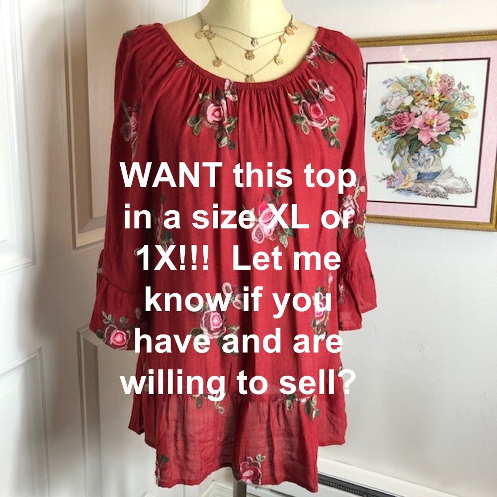 WANTED:  I'm looking for this top in size XL or 1X!